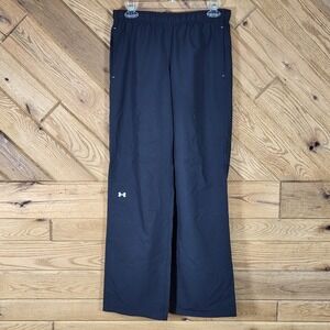 Under Armour Training Pants Womens Size S Black Semi-Fitted Mesh Lined Athletic